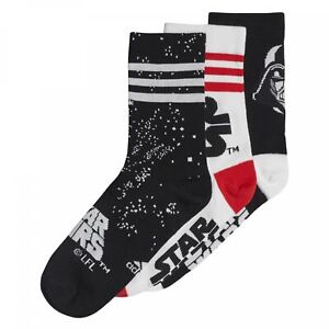 adidas 3er Pack Kinder Star Wars Socken Set Strümpfe Darth Vader Universum