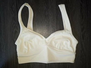 Vs love for lemons lounge/sport Bralette nEW size small cream - Picture 1 of 3