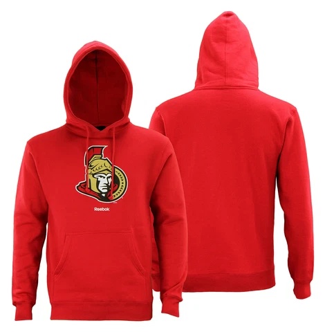 Reebok NHL Men's Ottawa Senators Jersey Crest Pullover Hoodie Cover