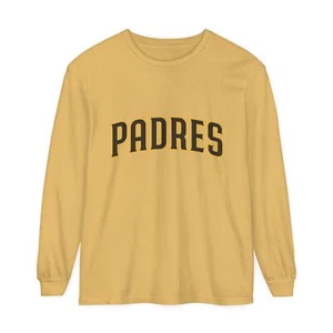 Jackson Merrill Jersey 2 Side Padres 100% Ring Spun Cotton Long Sleeve T-Shirt - Picture 1 of 17