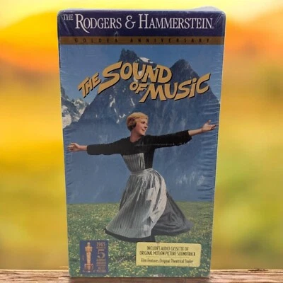 Julie Andrews "The Sound of Music" Golden Anniversary VHS & Soundtrack Cassette - Image 1 of 4