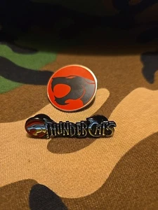 Thundercats OG Retro 80s Enamel Lapel Lanyard Hat Pin Metal Badge Lot Of 2 - Picture 1 of 2