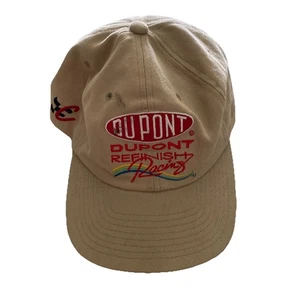 Jeff Gordon #24 Mens Snap Back Hat Cap Beige Chase One Size VTG Adjustable - Picture 1 of 5