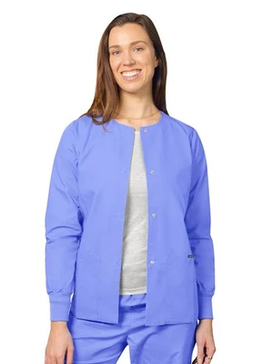 Adar Women Medical Nursing Workwear Uniform Long Sleeve Warm Up Scrub Jacket - Image 1 of 4