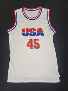 Donald Trump 45 Basketball Jersey Adult M USA Patriotic #1652 - Picture 1 of 8