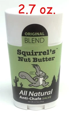Mantequilla de nuez de ardilla todo natural anti rozaduras ungüento aplicador en barra 2,7 oz Foto 1 de 2