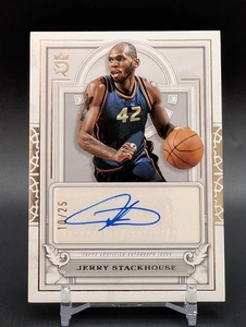 2024 Topps Royalty Jerry Stackhouse Court Circular Auto /25 MB1 - Picture 1 of 2