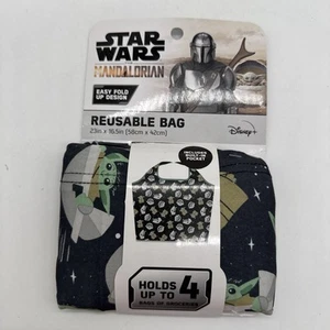 Disney Star Wars Mandalorian Grogu XL Reusable Fold Up Grocery Tote Bag 23”x16.5 - Picture 1 of 9