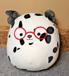 Squishmallows Dustin the Dalmation 8" Red Glasses TAGS - Picture 1 of 9