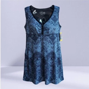 NUEVO Vestido de verano Gerry para mujer talla S sin mangas gris negro - Imagen 1 de 20
