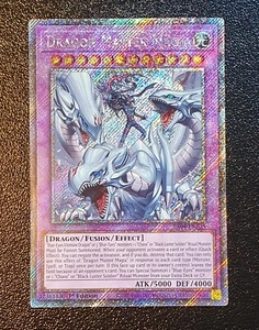 Yugioh RA04-EN055 Dragon Master Magia Platinum Secret Rare 1st MINT - Picture 1 of 2