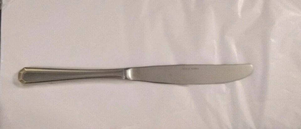 TOWLE SILVER Beacon Hill Gold Accent 不锈钢放置/晚餐刀 9 — 第 1/1 张图片