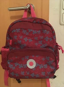 LÄSSIG Kinderrucksack Rucksack Blumen ISOLIERTE Vortasche 31cm Mädchen NEUwertig - Bild 1 von 11