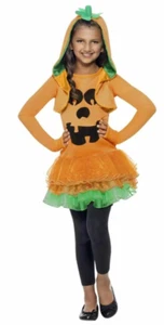 Girls Pumpkin Tutu Costume Small 4-6yrs Halloween Fancy Dress - Picture 1 of 3