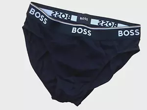 Slip boxer BOSS (di Hugo Boss) da uomo elasticizzato cotone PICCOLO (30""-32") *NUOVO* nero - Foto 1 di 4