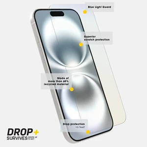 OtterBox iPhone 16 Screen Protector – Blue Light Guard, Premium Pro Glass - Zdjęcie 1 z 3