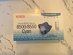 Phaser 8500/8550 Original Xerox SOLIDE TINTE CYAN (BLAU) 3 Stöcke in VERSIEGELTER BOX - Bild 1 von 4