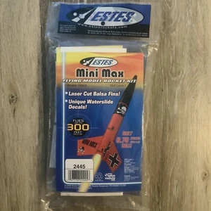 Estes OOP Mini Max rocket kit Flying Model Sealed Package NOS VTG - Picture 1 of 3