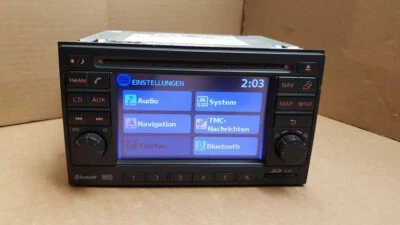 RADIO CD Mp3 Navigation  NISSAN Qashqai Juke Navi LCN BOSCH mit radio code - Bild 1 von 4
