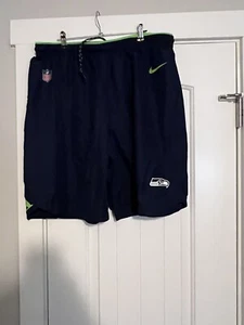 Nike Seattle Seahawks Shorts On Field Apparel Mens Size XXL 2XL - Picture 1 of 5