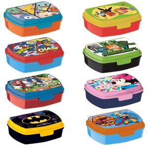 Stor Brotdose Brotbüchse Disney Marvel Sandwich Lunch Box Set Schule Kinder 16cm