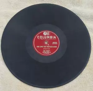 Columbia 40048 Tony Bennett Here Comes That Heartache Again/Rags To Riches 78RPM - Bild 1 von 4