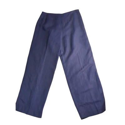 Pantalones capri negros de lino Pantology para mujer talla 4 forrados pequeños Foto 1 de 4