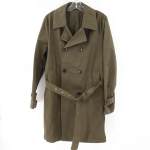 Suitsupply Trench Coat Mens 38R DB Cotton Blend Double Breasted Water Repellent - Picture 1 of 17