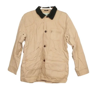 Abrigo de Campo LL Bean Para Hombre Original Forrado de Algodón Caza Resistente Sillín Talla L - Imagen 1 de 11