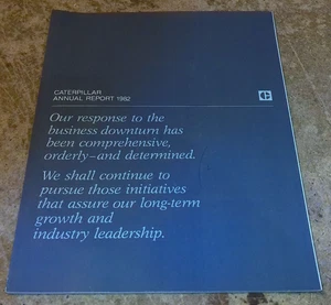 1982 CAT annual report in very good shape used - Picture 1 of 2