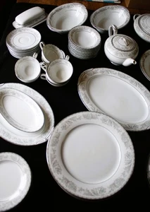 Vintage 1950's Noritake China Set "New" The Belmont Collection Setting for 8 - Picture 1 of 10