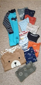 Sommer Kleidungspaket Baby Kleinkind Gr.80 86 TShirts Shorts Badeoverall 22Teile - Bild 1 von 12