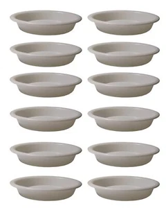 12 Pack 3.5 inch Plant Saucers Flower Pot Trays Round Plastic Planter Drip Tr... - Picture 1 of 7