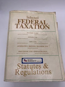 1979 Selected Federal Taxation Statutes and Regulations - Picture 1 of 10