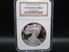 2007 W American Eagle Proof .999 Fine Silver Dollar NGC PF 69 Ultra Cameo