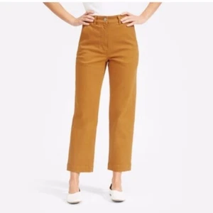 Pantalones de mezclilla recortados Everlane de pierna recta para mujer talla 2 naranja - Imagen 1 de 11