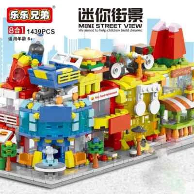 Mini City Street View Building Blocks DIY Toys Kid's Gift + free Shipping - Image 1 of 4