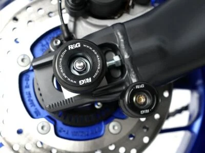 PAR DE PROTECTORES BASCULANTES NEGROS R&G PARA YAMAHA XSR 900 / GP 2022-2024 Foto 1 de 2