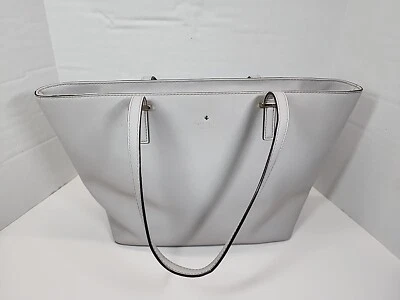 Bolso de mano Kate Spade New York Cedar Street Harmony con asa superior de cuero gris Foto 1 de 4