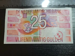 ๐ณ๐ฑ Netherlands 25 Gulden P-100  1989 VF-XF Banknote   031622-23 - Picture 1 of 3