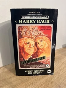 Coffret 3 VHS Vidéo Collection Mémoire Du Cinéma Français Les Misérables H. Baur - Photo 1/9
