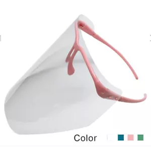 1 pieza Gafas dentales blancas Protector facial completo ajustable con 10 viseras desmontables - Imagen 1 de 1
