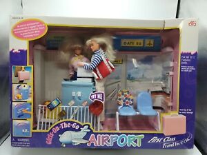 Vintage Girls On The Go Airport By ES Toys Ever Sparkle Co. Box Set
