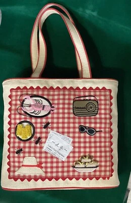Bolso de Mano LULU GUINNESS “Picnic en la Playa” Foto 1 de 4