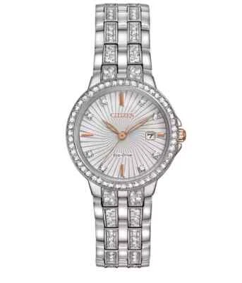 Citizen Silhouette Eco-Drive Women stainless steel Watch EW2340-58A - Image 1 of 4