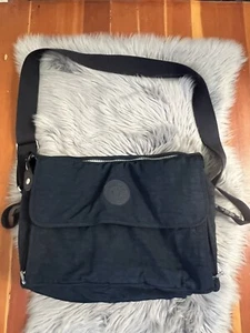 Kipling Baby Diaper Bag Crossbody Navy Blue Logo Convertible Changing Mat Carry - Picture 1 of 11