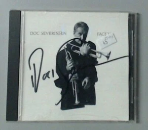 MUSIC CD IN CASE (COVER SIGNED) - DOC SEVERINSEN - FACETS - Picture 1 of 2