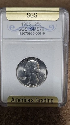 1965 Washington Quarter 25c  - Image 1 of 4