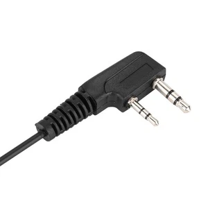 2Pin Earpiece Ptt Walkie Talkie Headset Ear Hook For Two Way Radio HLF - Photo 1/7
