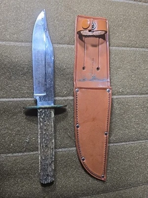 G Wostenholm Sheffield IXL Bowie Knife &Sheath Original Design James Bowie - Image 1 of 4
